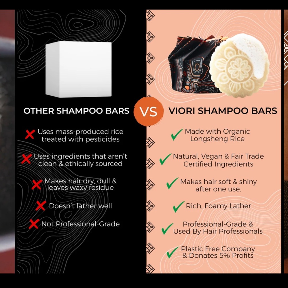 VIORI Beauty Conditioner Bar | Citrus Yao Scent | Rice Water Conditioner - Picture 3 of 13